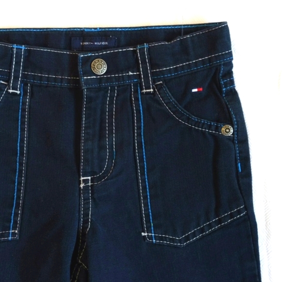 tommy hilfiger 2-pack cotton twill pants bundle lot 18 months baby toddler boy - Picture 12 of 14